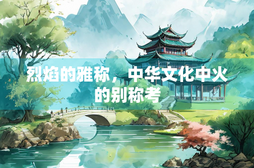 烈焰的雅称，中华文化中火的别称考