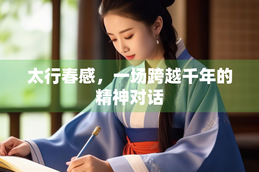 太行春感，一场跨越千年的精神对话