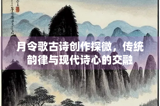 月令歌古诗创作探微，传统韵律与现代诗心的交融