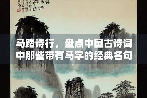 马踏诗行，盘点中国古诗词中那些带有马字的经典名句