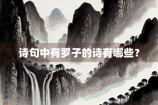 诗句中有罗子的诗有哪些？