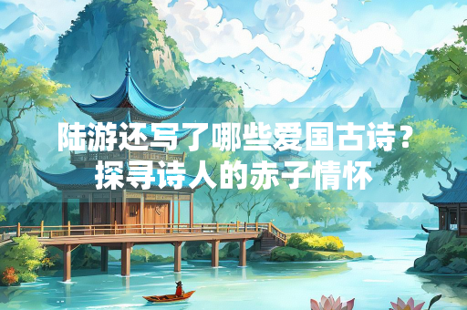 陆游还写了哪些爱国古诗？探寻诗人的赤子情怀