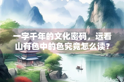 一字千年的文化密码，远看山有色中的色究竟怎么读？