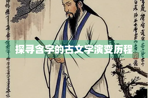 探寻含字的古文字演变历程