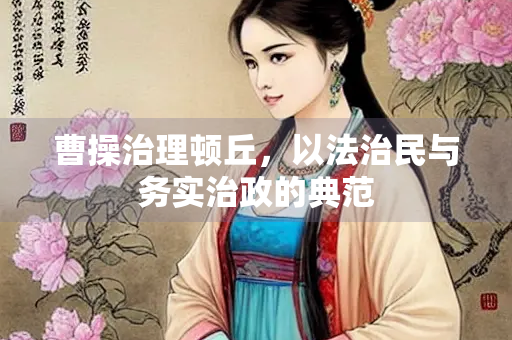 曹操治理顿丘，以法治民与务实治政的典范