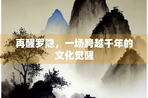 再醒罗隐，一场跨越千年的文化觉醒