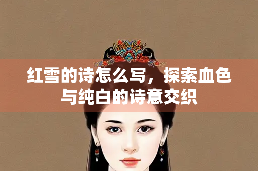 红雪的诗怎么写，探索血色与纯白的诗意交织