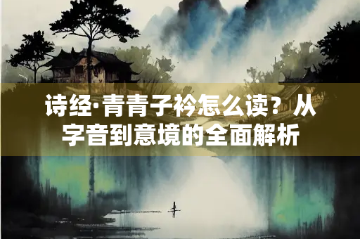 诗经·青青子衿怎么读？从字音到意境的全面解析