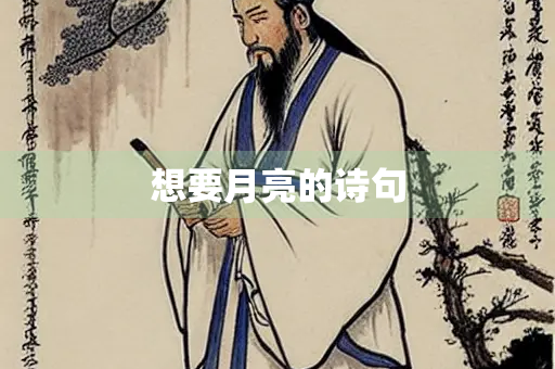 想要月亮的诗句