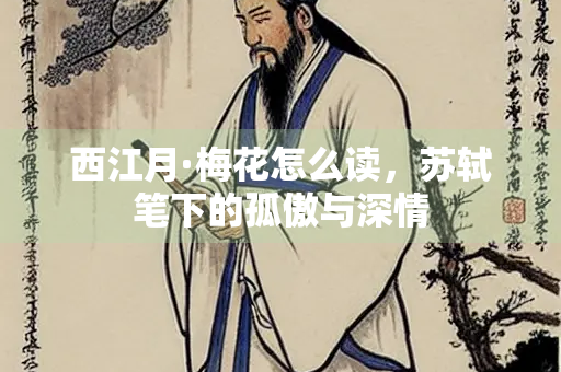 西江月·梅花怎么读，苏轼笔下的孤傲与深情