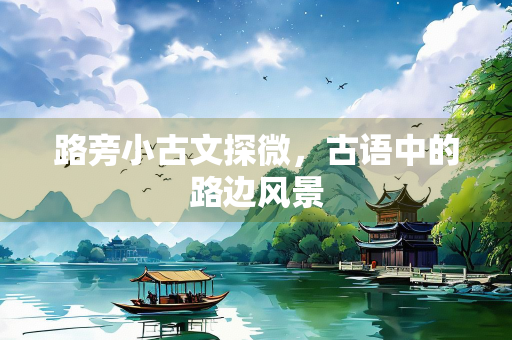 路旁小古文探微，古语中的路边风景