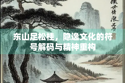 东山足松桂，隐逸文化的符号解码与精神重构