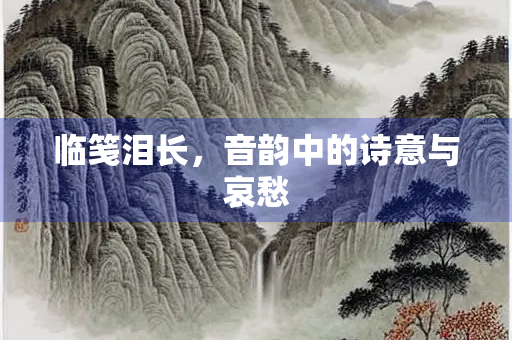 临笺泪长，音韵中的诗意与哀愁