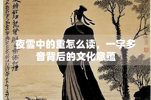 夜雪中的重怎么读，一字多音背后的文化意蕴