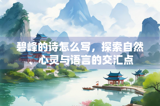 碧峰的诗怎么写，探索自然、心灵与语言的交汇点