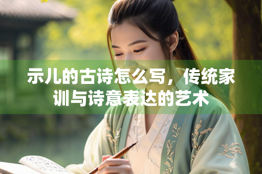 示儿的古诗怎么写，传统家训与诗意表达的艺术