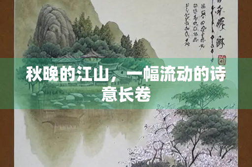 秋晚的江山，一幅流动的诗意长卷
