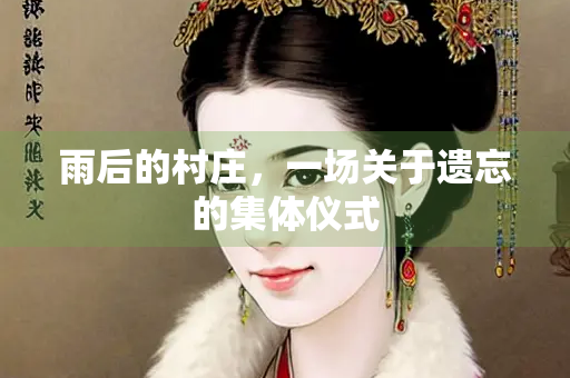 雨后的村庄，一场关于遗忘的集体仪式