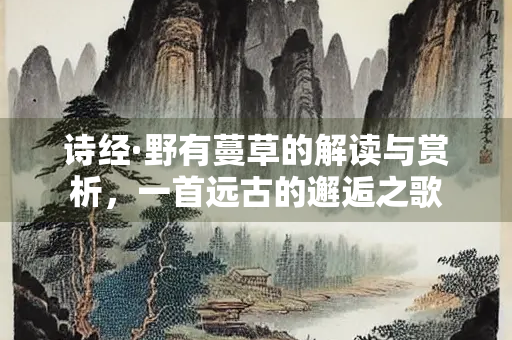 诗经·野有蔓草的解读与赏析，一首远古的邂逅之歌