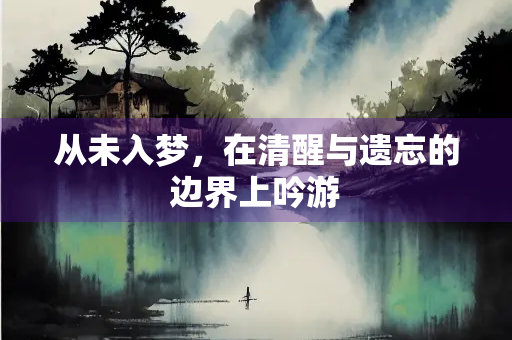 从未入梦，在清醒与遗忘的边界上吟游