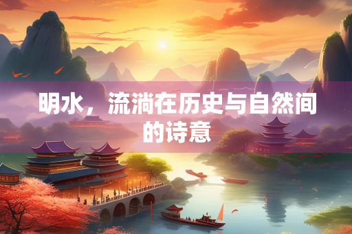 明水，流淌在历史与自然间的诗意
