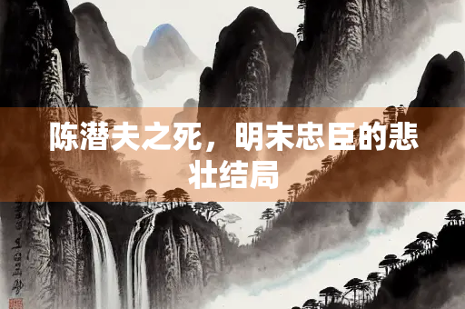 陈潜夫之死，明末忠臣的悲壮结局