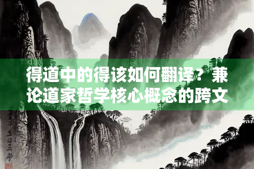 得道中的得该如何翻译？兼论道家哲学核心概念的跨文化阐释