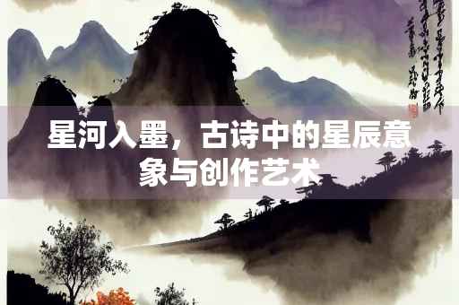 星河入墨，古诗中的星辰意象与创作艺术