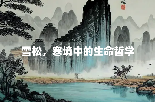 雪松，寒境中的生命哲学