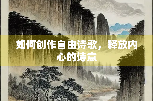 如何创作自由诗歌，释放内心的诗意