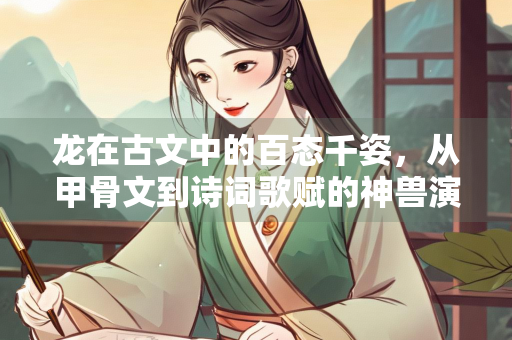 龙在古文中的百态千姿，从甲骨文到诗词歌赋的神兽演变史