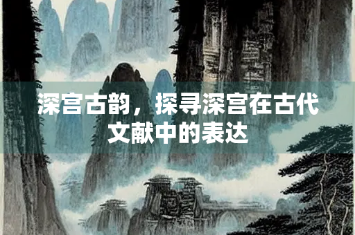 深宫古韵，探寻深宫在古代文献中的表达