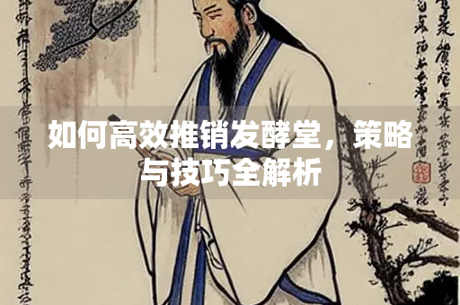 如何高效推销发酵堂，策略与技巧全解析