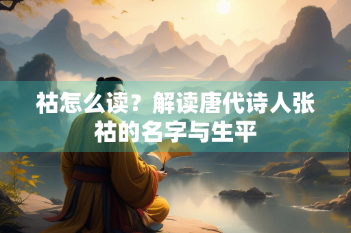 祜怎么读？解读唐代诗人张祜的名字与生平
