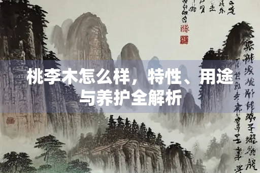 桃李木怎么样，特性、用途与养护全解析