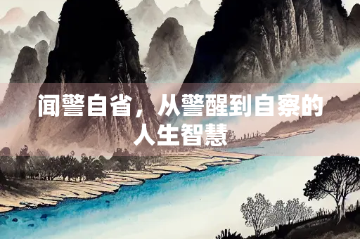 闻警自省，从警醒到自察的人生智慧