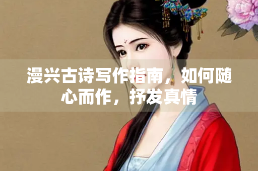 漫兴古诗写作指南，如何随心而作，抒发真情