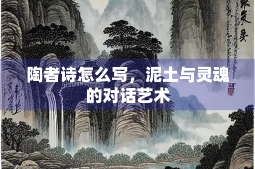 陶者诗怎么写，泥土与灵魂的对话艺术