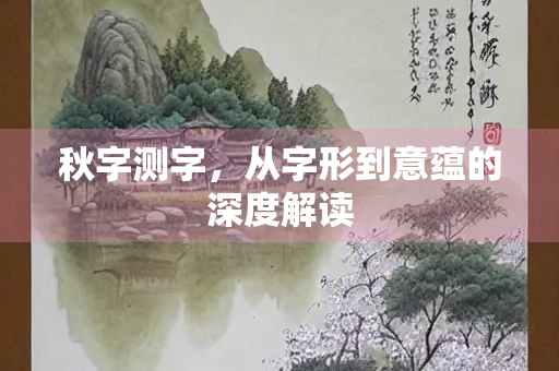 秋字测字，从字形到意蕴的深度解读