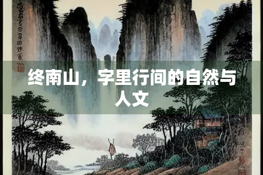 终南山，字里行间的自然与人文