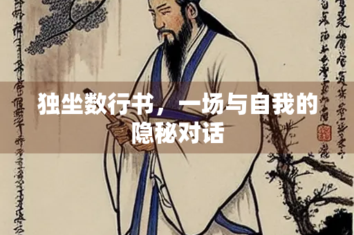 独坐数行书，一场与自我的隐秘对话