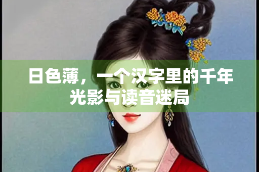 日色薄，一个汉字里的千年光影与读音迷局