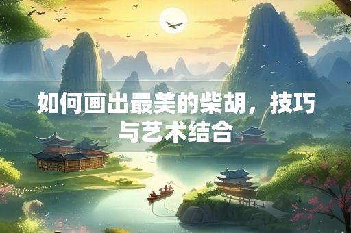 如何画出最美的柴胡，技巧与艺术结合