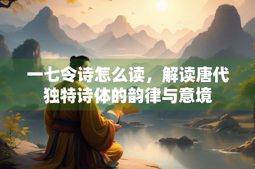 一七令诗怎么读，解读唐代独特诗体的韵律与意境