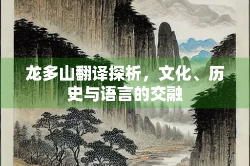 龙多山翻译探析，文化、历史与语言的交融