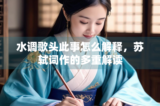 水调歌头此事怎么解释，苏轼词作的多重解读