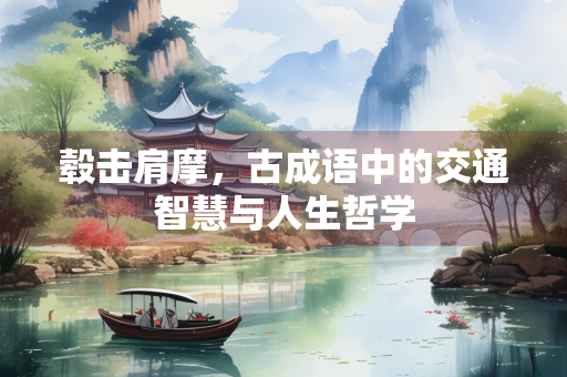 毂击肩摩，古成语中的交通智慧与人生哲学