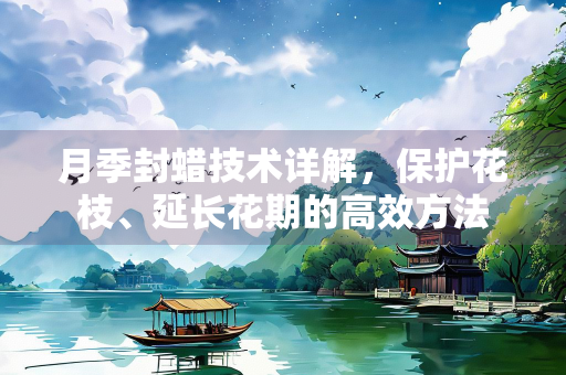 月季封蜡技术详解，保护花枝、延长花期的高效方法