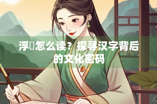 浮坱怎么读？探寻汉字背后的文化密码