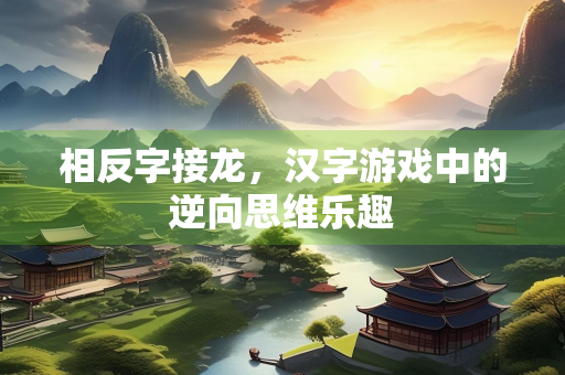 相反字接龙，汉字游戏中的逆向思维乐趣